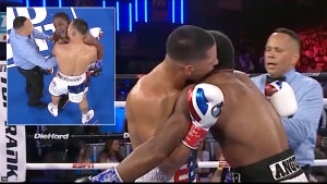 Edgar Berlanga and Alexis Angulo Mike Tyson bite