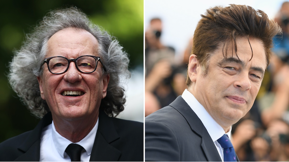 Geoffrey Rush - Benicio Del Toro