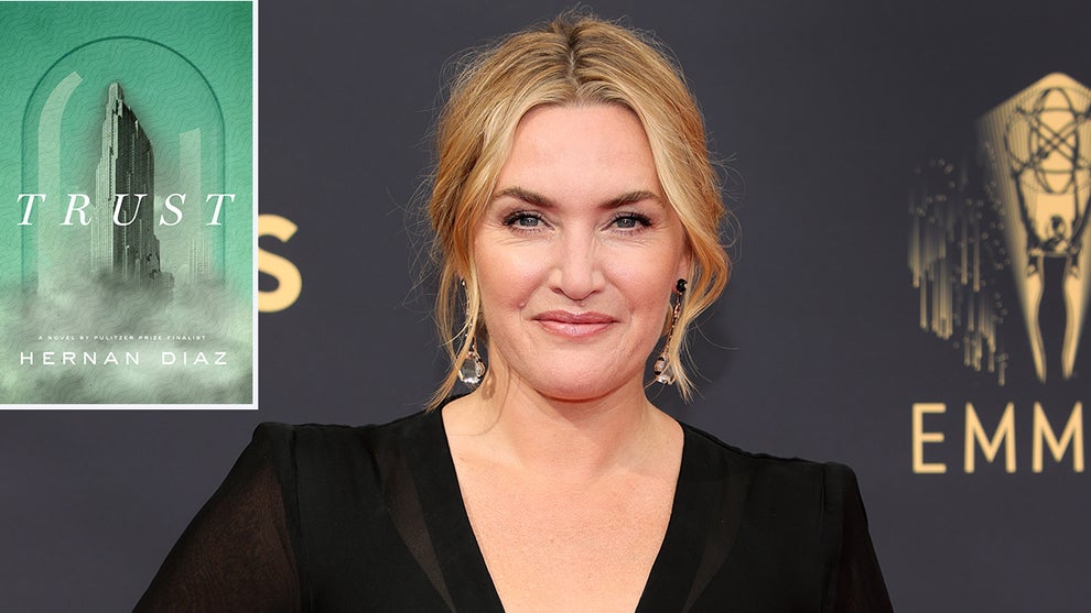 Kate Winslet (Getty Images); "Trust" book cover inset