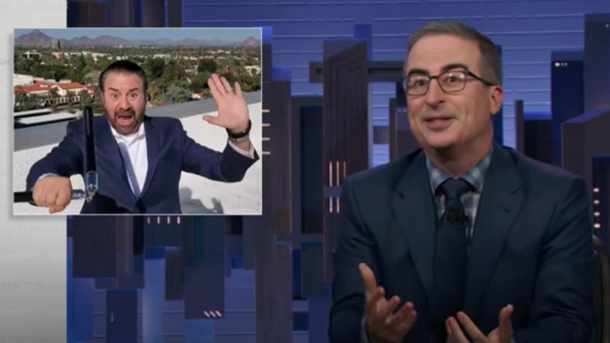 John Oliver Tears Through Bizarre Arizona GOP Campaign Ads - From Nunchucks to Wild West Shootouts
