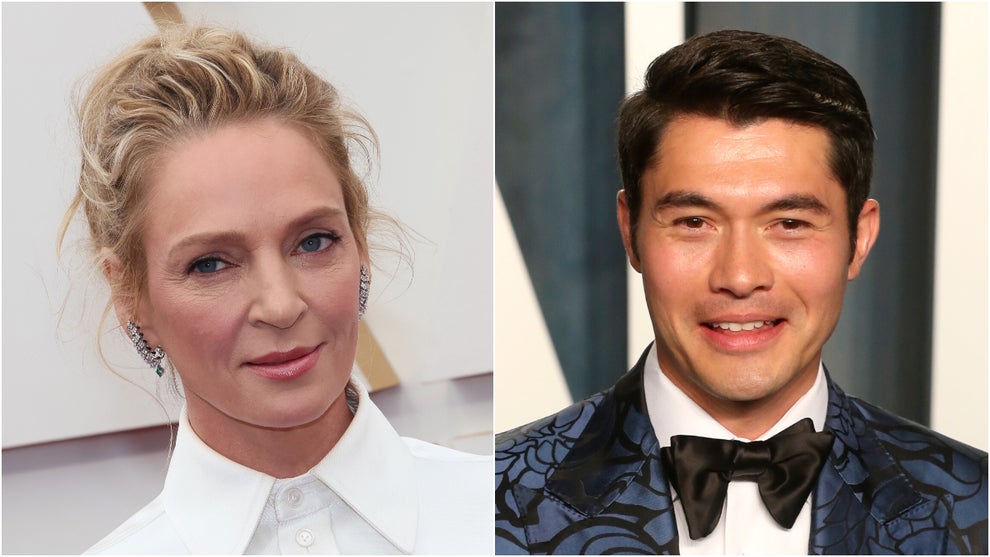 Uma Thurman Henry Golding The Old Guard 2