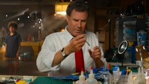 Will Ferrell The Lego Movie basement set