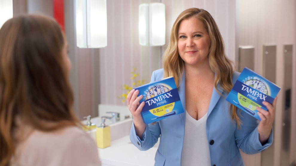 Amy Schumer Tampax ad