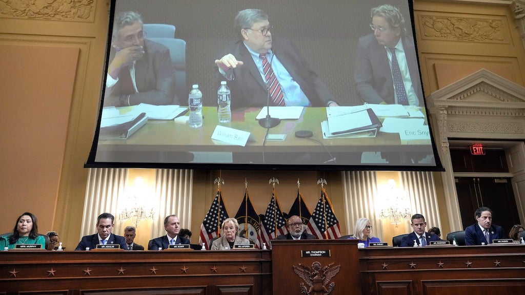 Bill Barr testifies at Jan. 6 Hearings