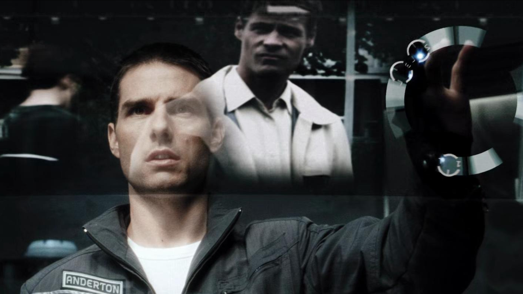 Tom Cruise in "Minority Report"