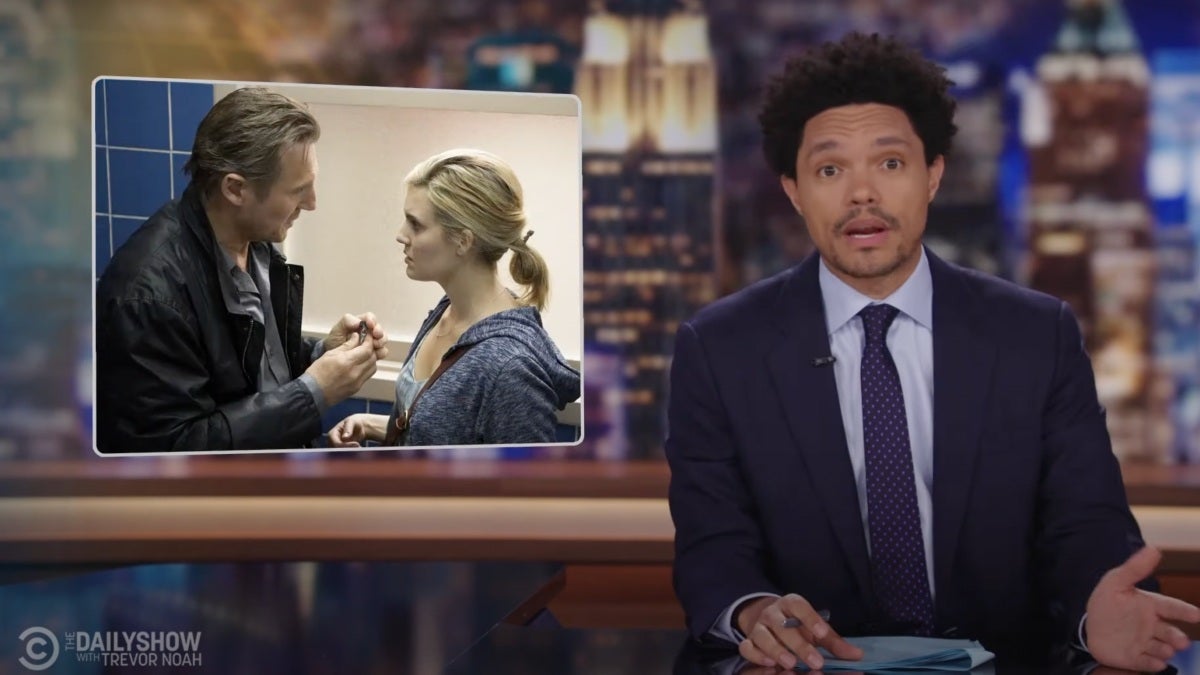 Trevor Noah Uses Liam Neeson's Daughter as Exhibit A for New Yorkers Who Need a Handgun (Video)