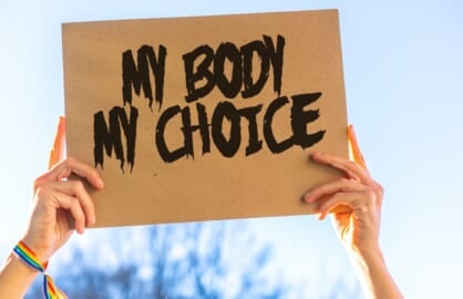 Abortion Rights Protest Sign