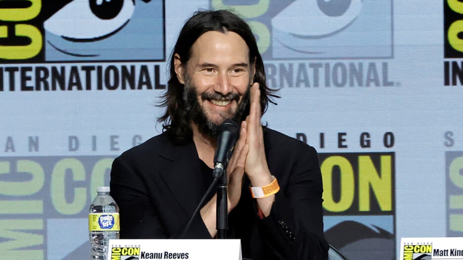 Keanu Reeves at San Diego Comic-Con 2022 (Getty Images)