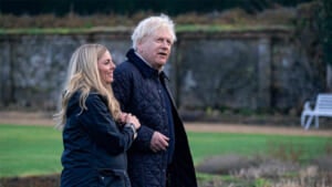 Kenneth Branagh as Boris Johnson in Sky series "This England" (Sky Original)
