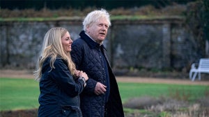 Kenneth Branagh as Boris Johnson in Sky series "This England" (Sky Original)