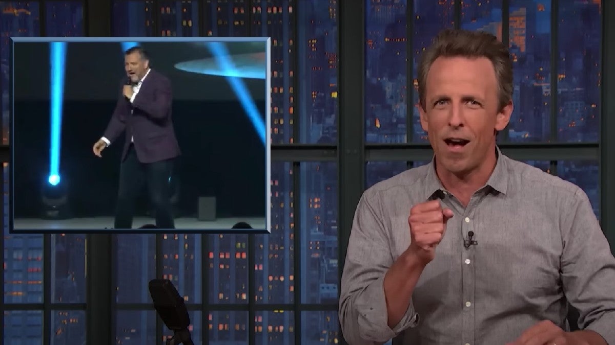 Seth Meyers Roasts Ted Cruz for Turning Point Entrance - Vimarsana News