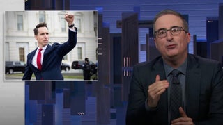 John Oliver Piles on Josh Hawley for Fleeing Rioters: ‘A Bitch Who Ran Like a Chihuahua’