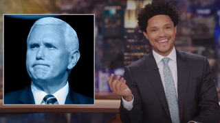Trevor Noah Rips Mike Pence for Eating at Olive Garden: ‘Dangerous…When You Look So Much Like a Breadstick’ (Video)