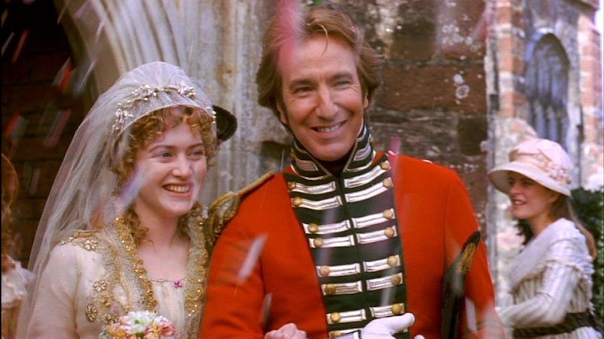 Kate Winslet and Alan Rickman in "Sense & Sensibility" Kate Winslet and Alan Rickman in "Sense & Sensibility"