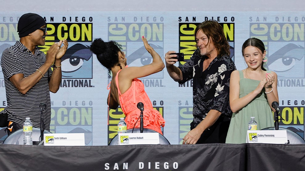 AMC's "The Walking Dead" panel during 2022 Comic-Con International: San Diego at San Diego Convention Center on July 22, 2022 in San Diego, California (Getty Images)