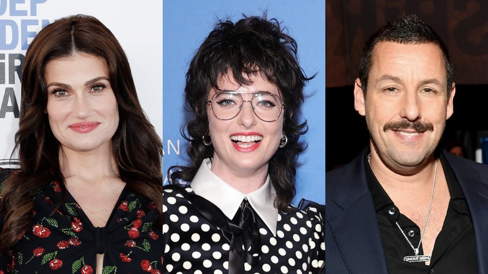 idina menzel, sarah sherman, adam sandler