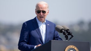President Biden Addresses Tackling The Climate Crisis