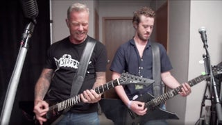 ‘Stranger Things’ Star Joseph Quinn Fulfills Eddie Munson’s Dreams, Jams With Metallica (Video)