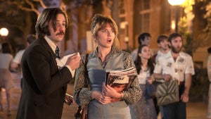 Michael Angarano and Ophelia Lovibond in "Minx"