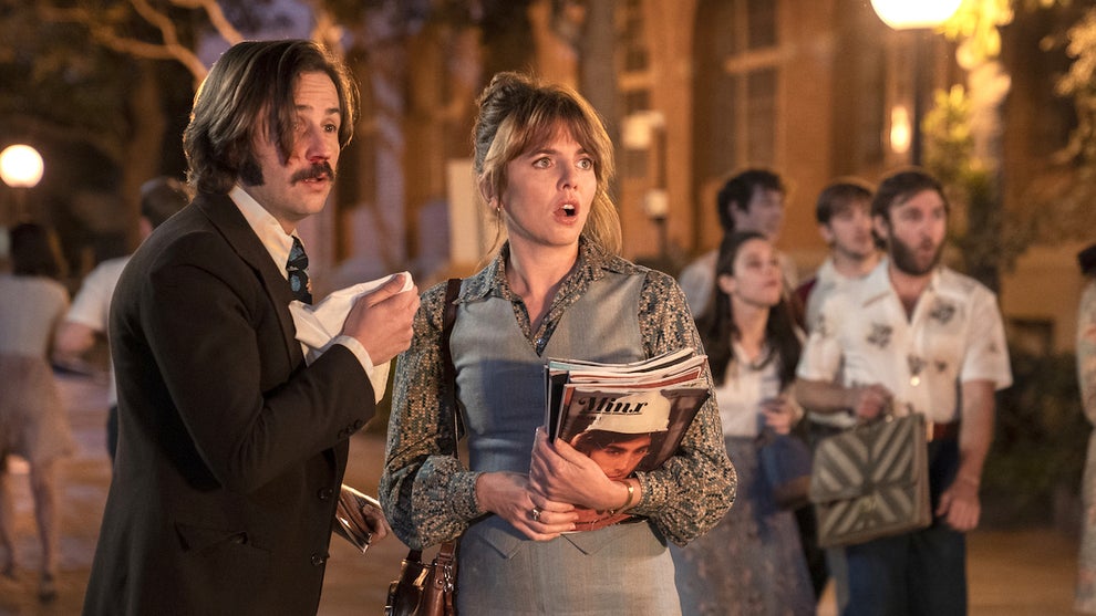 Michael Angarano and Ophelia Lovibond in "Minx"
