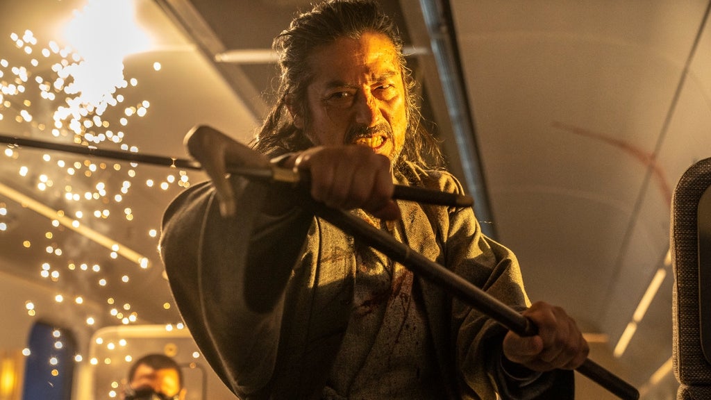 Hiroyuki Sanada in 'Bullet Train'.