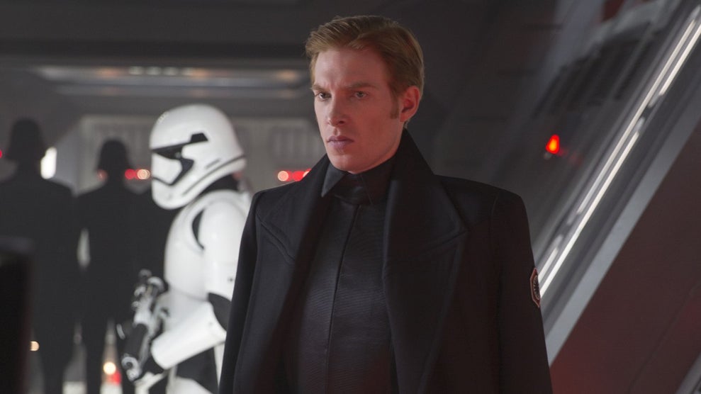 Domhnall Gleeson as General Hux