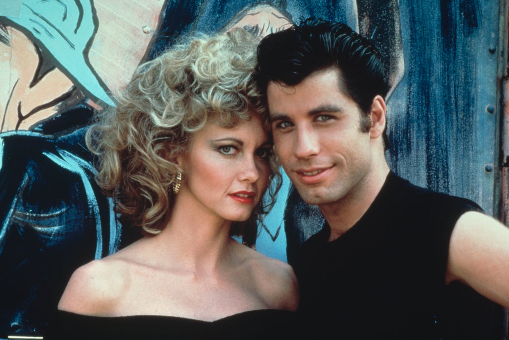 olivia newton-john john travolta grease