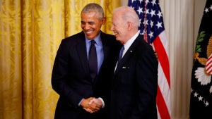 Barack Obama and Joe Biden