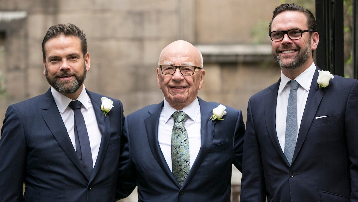 Murdochs Resolve Family Trust Succession Dispute, Ending Legal Battle
