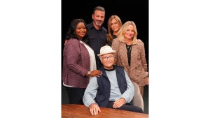 Jennifer Aniston, Jimmy Kimmel, Amy Poehler, Octavia Spencer and Norman Lear