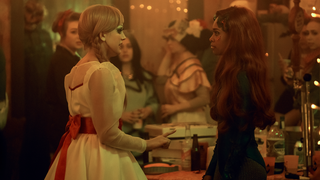 ‘Pretty Little Liars: Original Sin’: Mallory Bechtel and Zaria Dissect the Tension Between Faran and Kelly (or Is It Karen?)