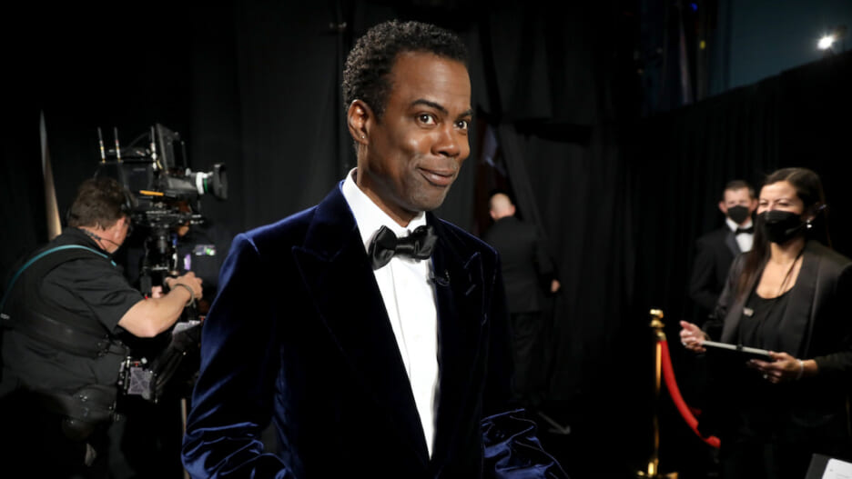 Chris Rock at the 2022 Oscars