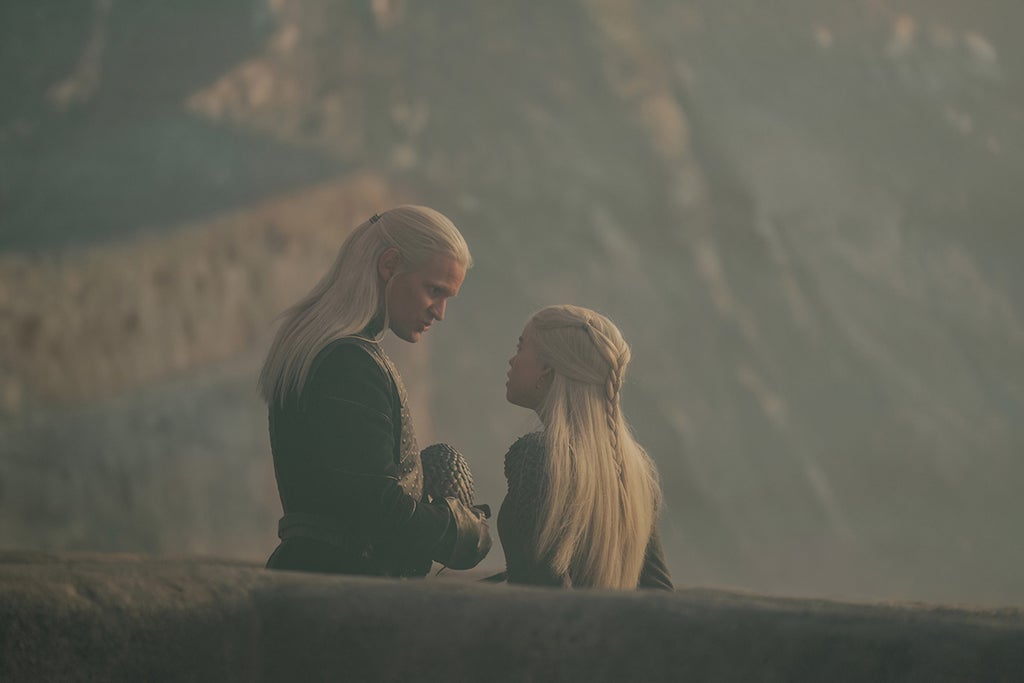 Matt Smith and Milly Alcock in "House of the Dragon" Episode 2 (HBO)
