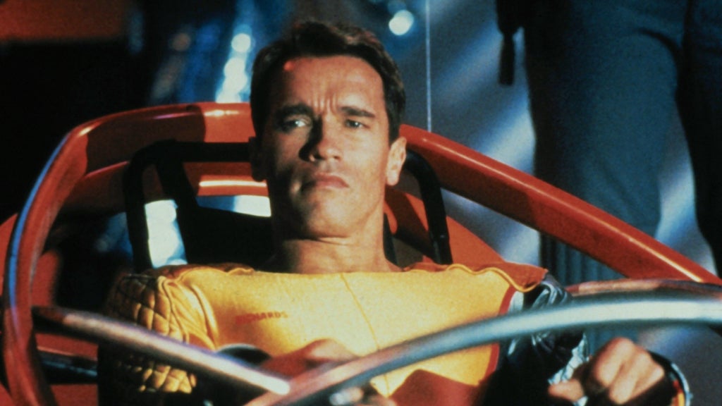 running man arnold Schwarzenegger