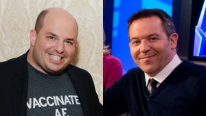 Brian Stelter and Greg Gutfeld