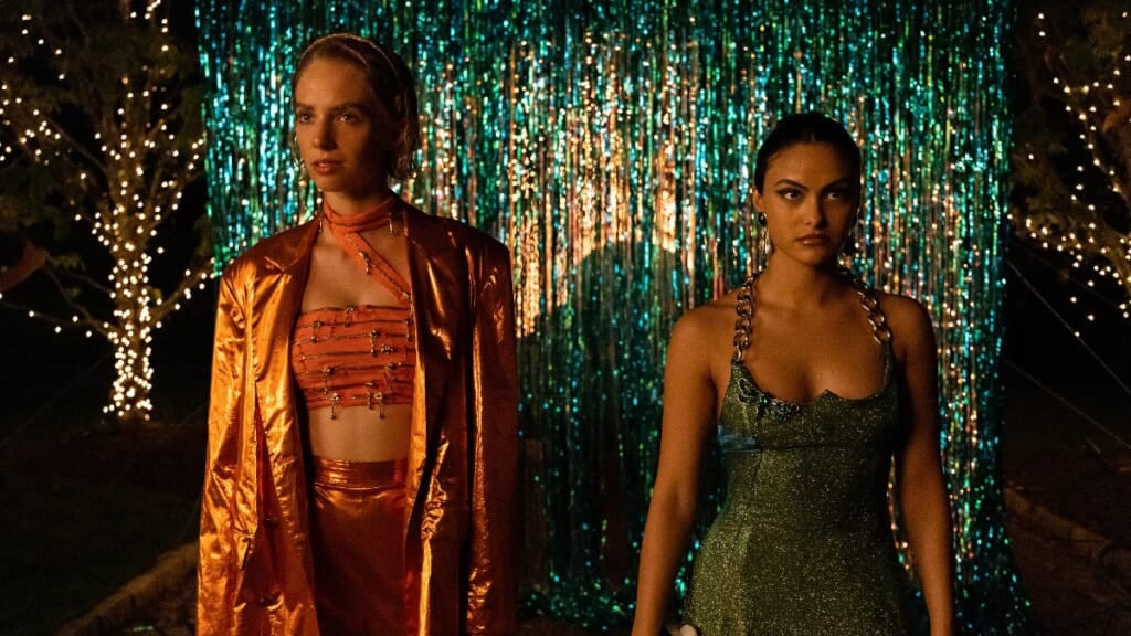 Maya Hawke and Camila Mendes in Netflix's "Do Revenge" (2022)