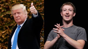 Donald Trump Mark Zuckerberg