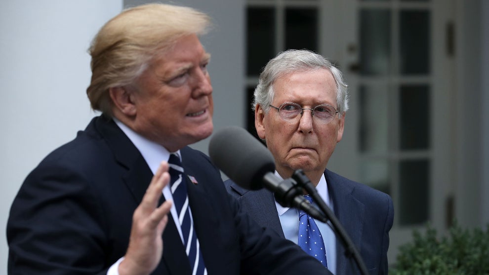 Donald Trump and Mitch McConnell