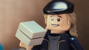 Bra Pitt as a Lego in Fox's "Lego Masters" (Fox)