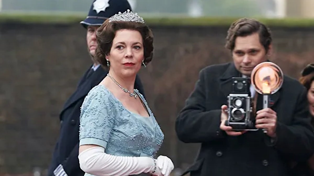 Olivia Colman as Queen Elizabeth II in The Crown Olivia Colman as Queen Elizabeth II in The Crown