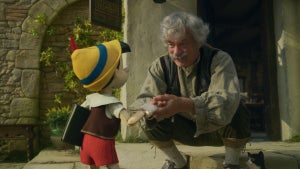 Tom Hanks as Geppetto in Robert Zemeckis' "Pinocchio"