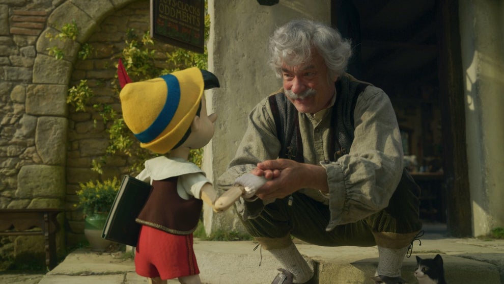 Tom Hanks as Geppetto in Robert Zemeckis' "Pinocchio"