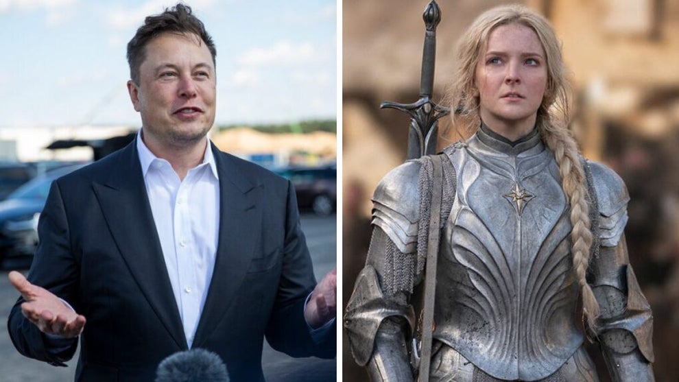 Elon Musk Galadriel Rings of Power
