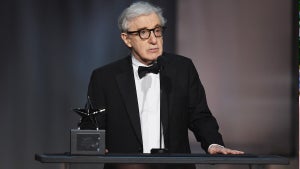 HOLLYWOOD, CA - JUNE 08: Director-actor Woody Allen speaks onstage during American Film Institute's 45th Life Achievement Award Gala Tribute to Diane Keaton at Dolby Theatre on June 8, 2017 in Hollywood, California. 26658_007 (Photo by Kevin Winter/Getty Images)