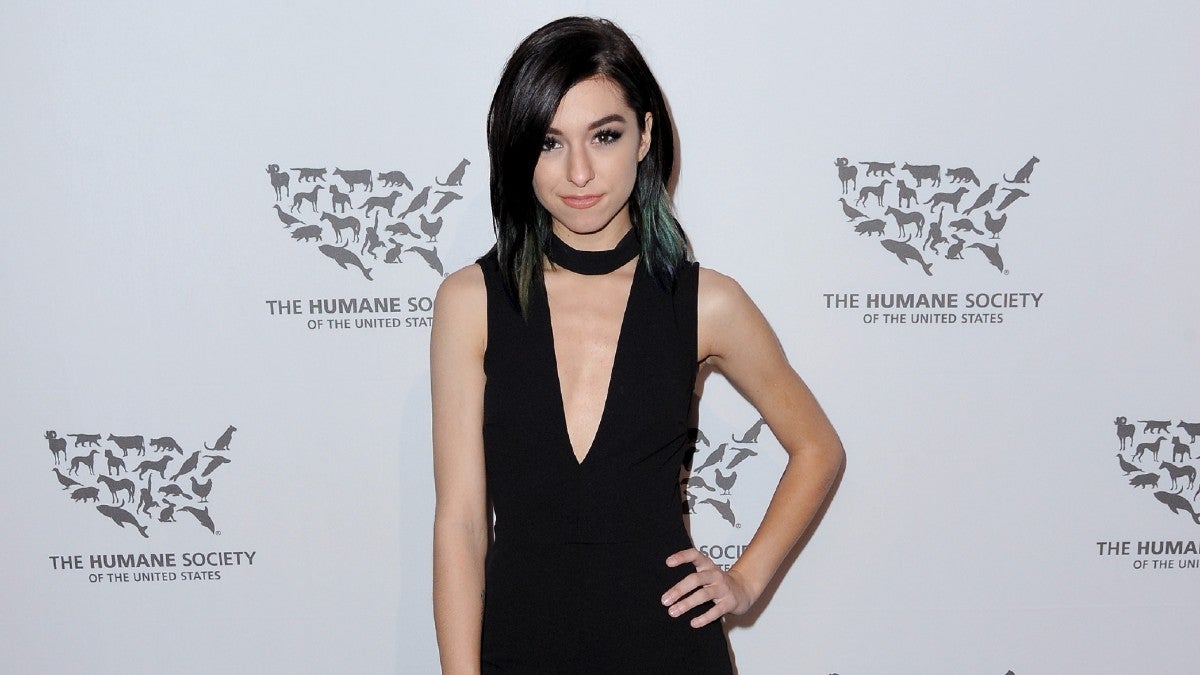christina grimmie at a humane society event in 2016