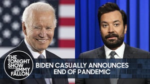 Biden Casually Announces End of the Pandemic, World Leaders Attend Queen's Funeral | Tonight Show