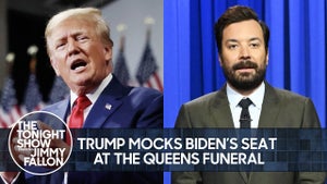 Trump Boasts He Would Have Had a Better Seat at Queen’s Funeral Than Biden | The Tonight Show