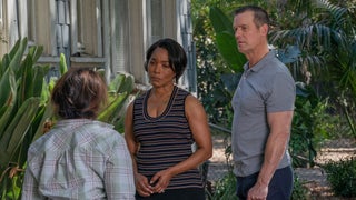 ‘9-1-1’: Athena’s Dad Is Questioned by the Police About Tanya Kingston’s Death (Exclusive Video)