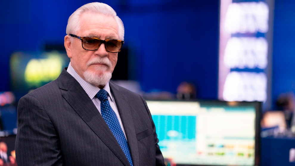 Brian Cox as Logan Roy on Succession