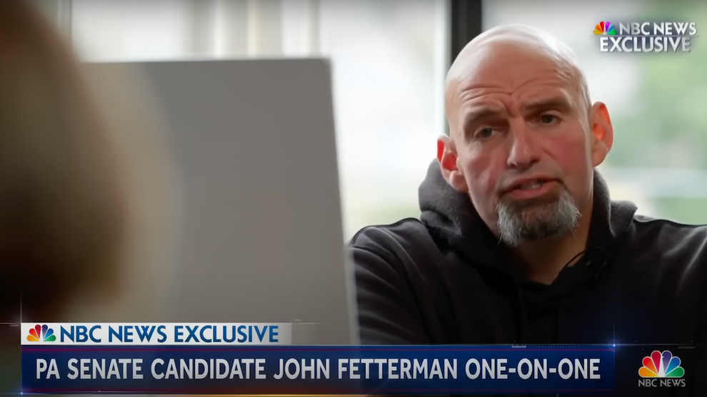 John Fetterman NBC Nightly News Interview With Dasha Burns